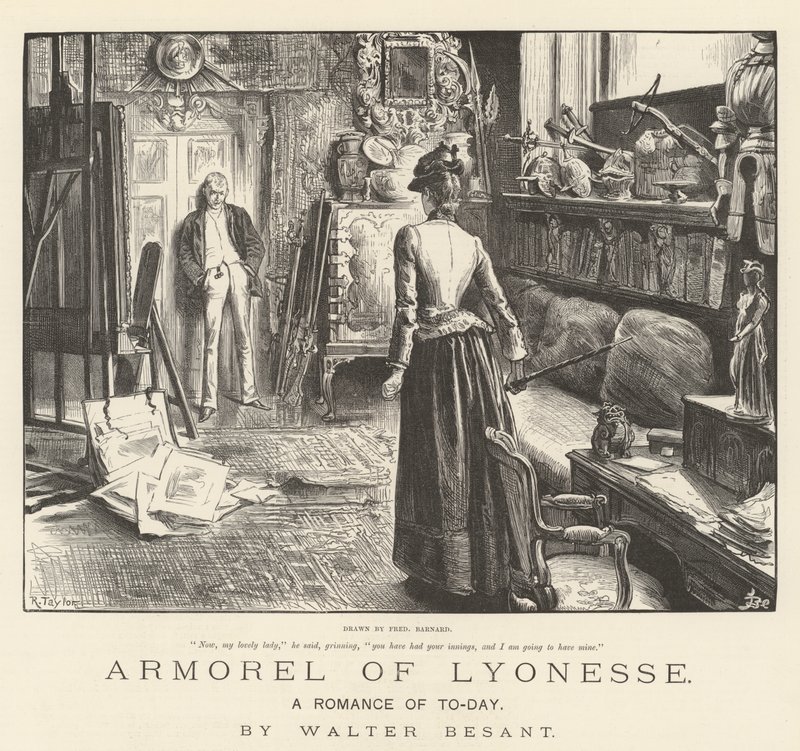 Lyonesse Zırhı, Bugünün Romantizmi, Walter Besant by Frederick Barnard