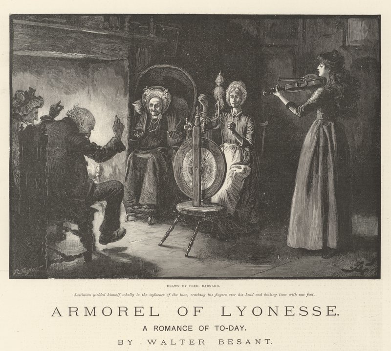 Lyonesse Zırhı, Bugünün Romantizmi, Walter Besant by Frederick Barnard