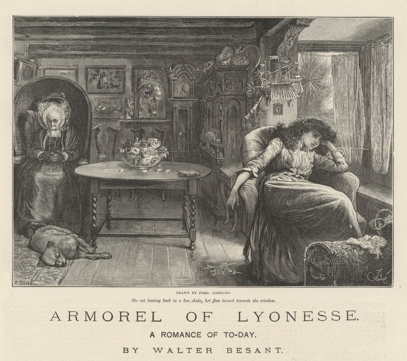 Armorel of Lyonesse, A Romance of To-Day, by Walter Besant  by Frederick Barnard