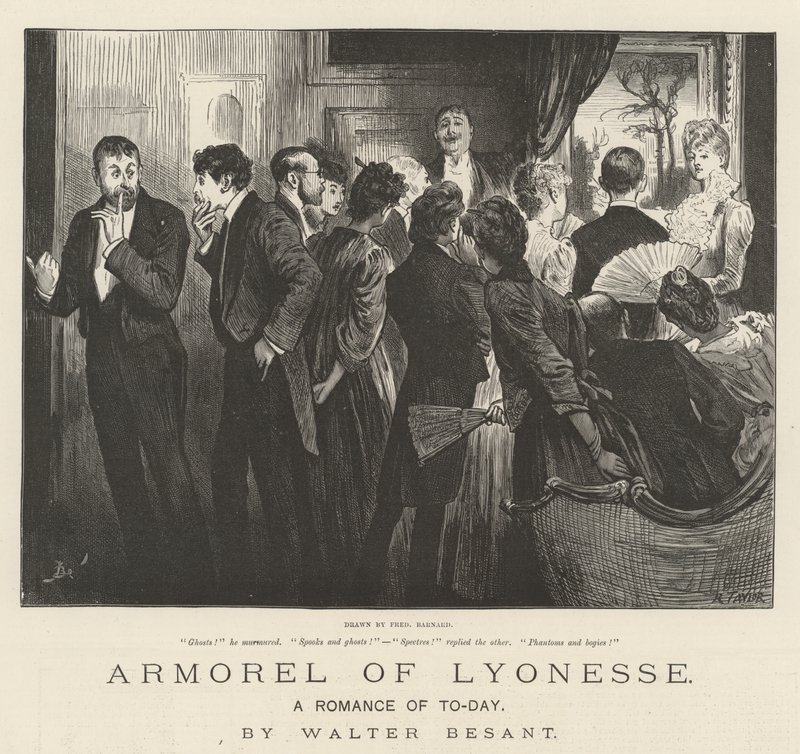 Lyonesse Zırhı, Bugünün Romantizmi, Walter Besant by Frederick Barnard