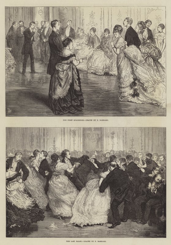 balo salonu dansı by Frederick Barnard