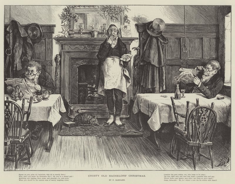 Huysuz Eski Bekarların Noeli by Frederick Barnard