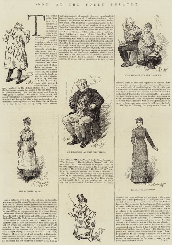 Nokta, Folly Tiyatrosu'nda by Frederick Barnard