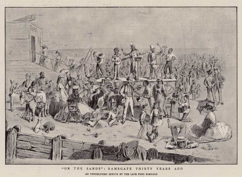 Kumlarda, Ramsgate Otuz Yıl Önce by Frederick Barnard