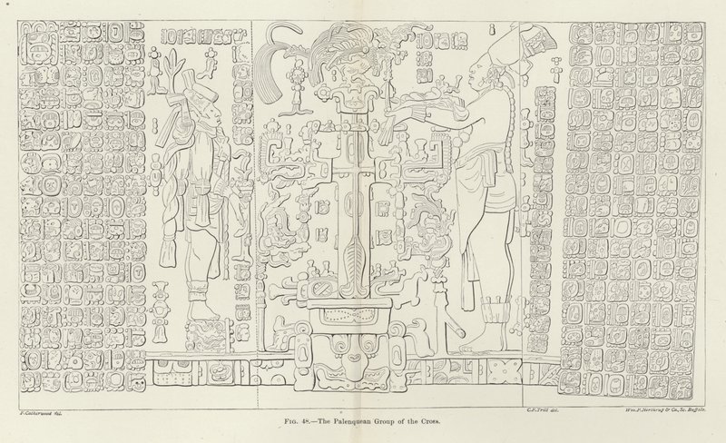 Palenquean Haç Grubu by Frederick Catherwood