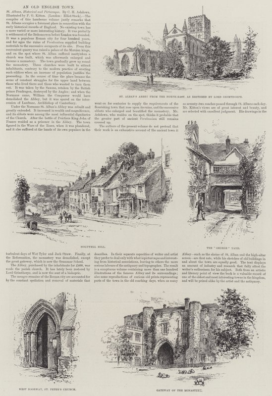 Eski Bir İngiliz Kasabası by Frederick George Kitton