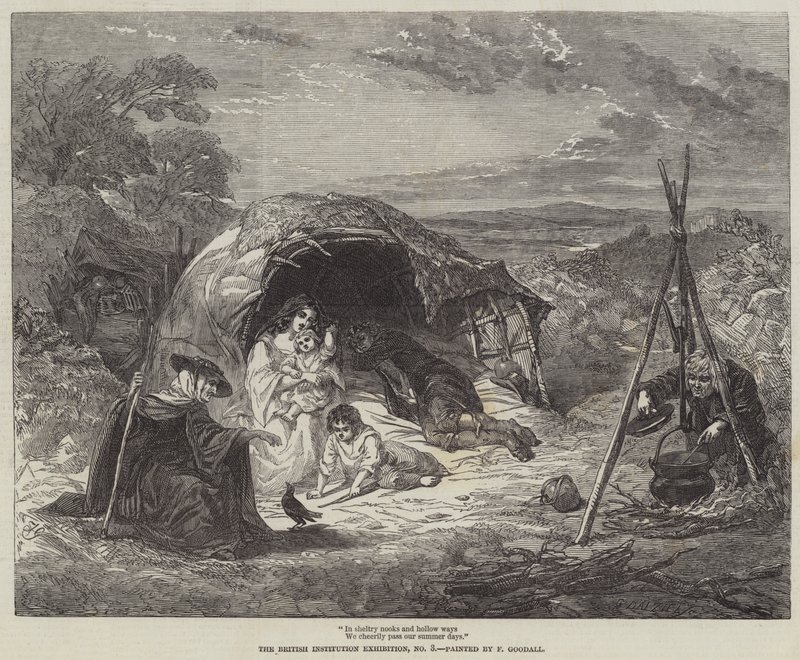 Korunaklı kuytularda ve boş yollarda, Neşeyle geçiyoruz yaz günlerimizi by Frederick Goodall