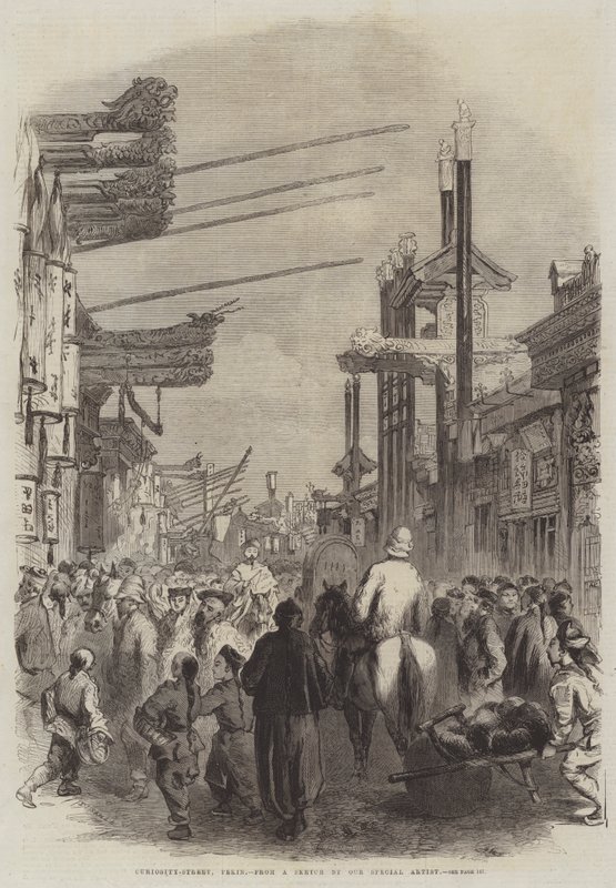 Merak Sokağı, Pekin by Frederick John Skill