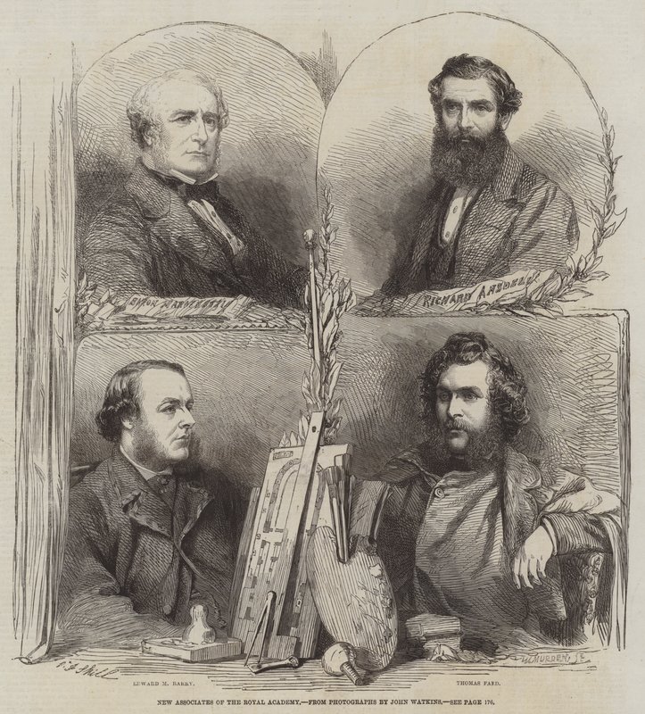 New Associates of the Royal Academy  by Frederick John Skill