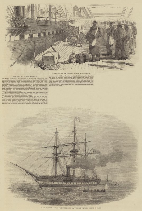 Kraliyet Wilts Milisleri by Frederick John Skill