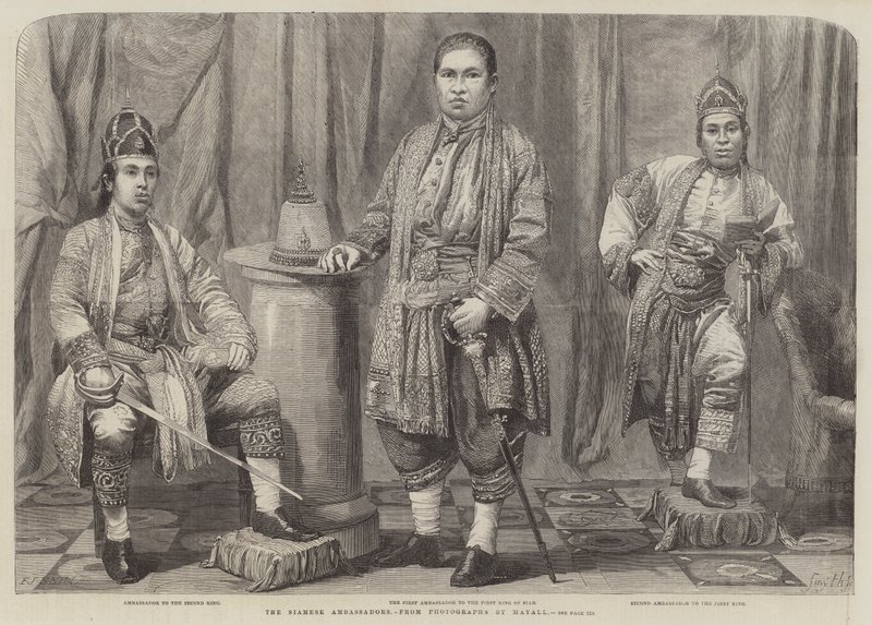 ಸಯಾಮಿ ರಾಯಭಾರಿಗಳು ಟರ್ಕಿ by Frederick John Skill