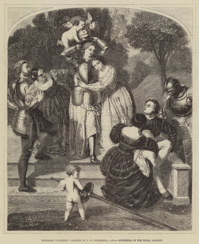 Britomart silahsızlandırma by Frederick Richard Pickersgill