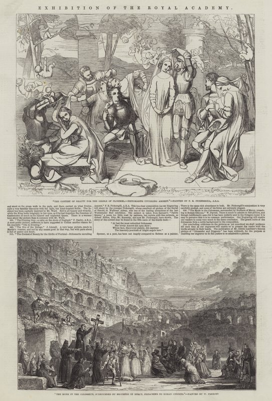 Kraliyet Akademisi Sergisi by Frederick Richard Pickersgill