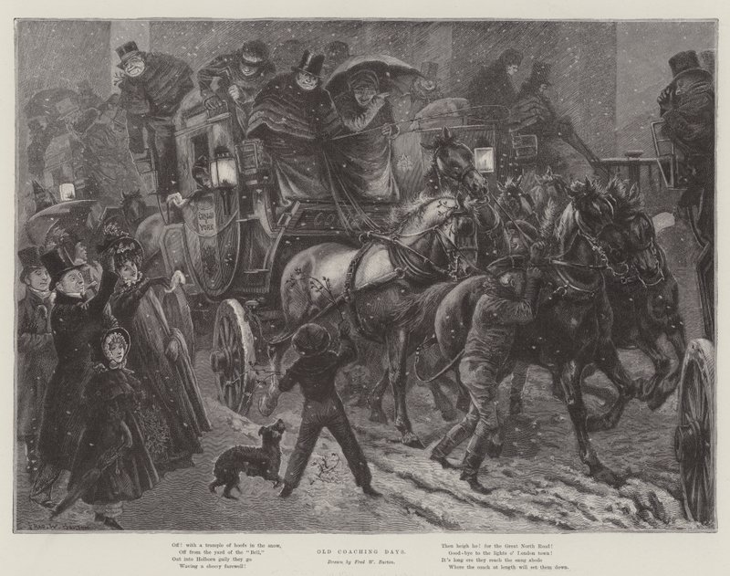 Eski Koçluk Günleri by Frederick William Burton