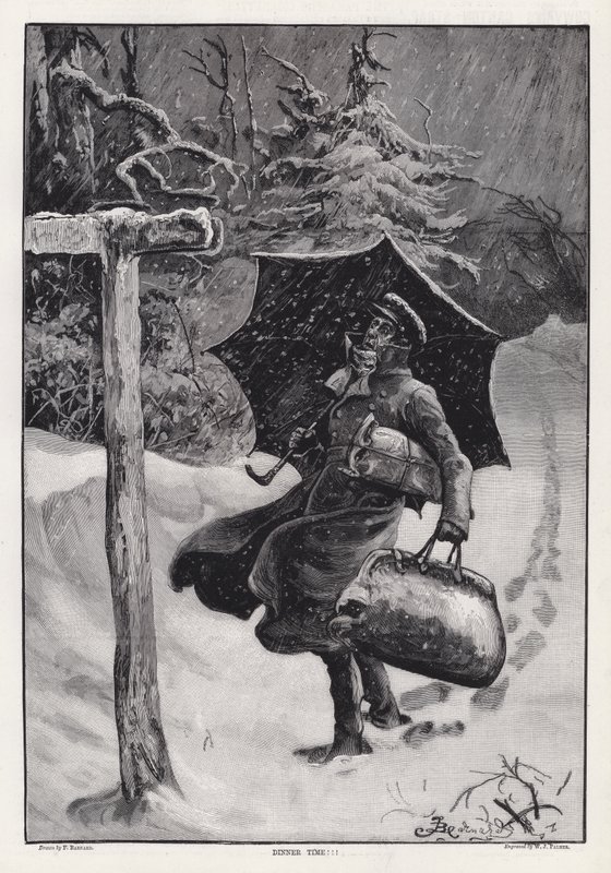 Akşam yemeği vakti!!! (oymak) by Frederick (attr. to) Barnard