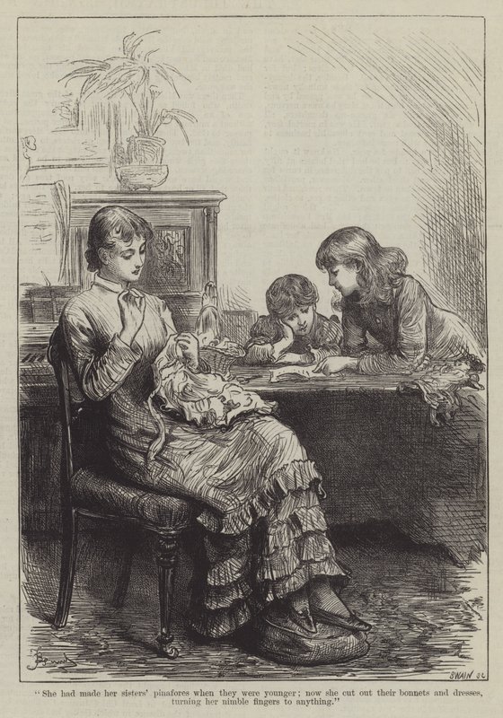 Tanıştığım İnsanlar, Mürebbiye (gravür) by Frederick (attr. to) Barnard