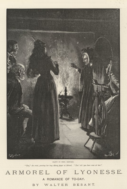 Lyonesse Zırhı, Bugünün Romantizmi, Walter Besant by Frederick Barnard