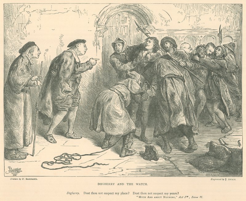 Hiçbir Şey Hakkında Çok Ado için İllüstrasyon by Frederick Barnard