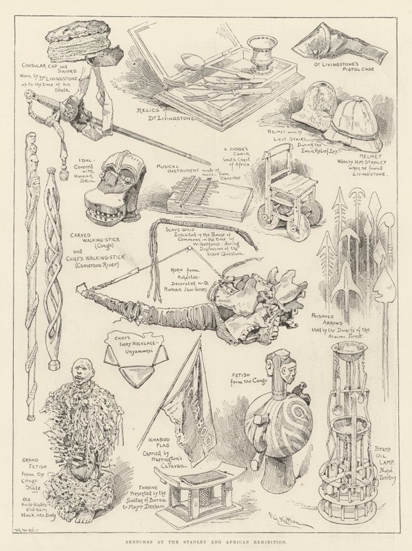 Stanley ve Afrika Sergisinde Eskizler by Frederick George Kitton