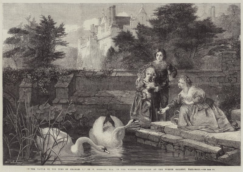 Charles I Zamanında Hever Kalesi by Frederick Goodall