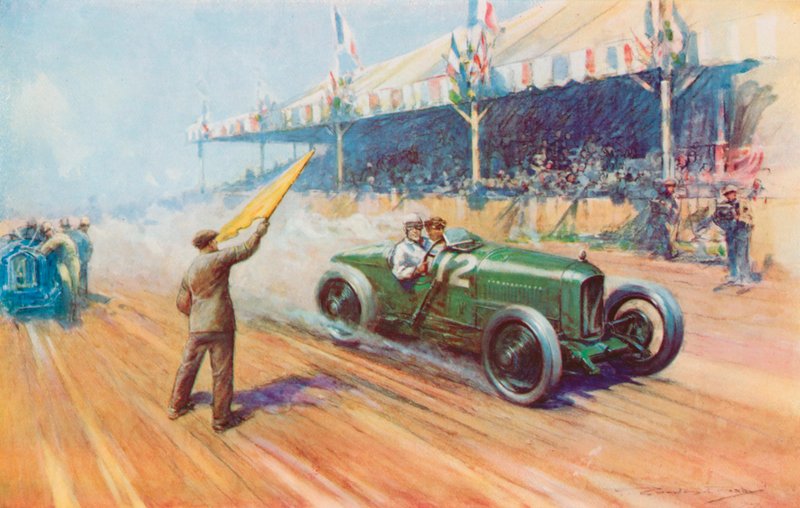 Sir Henry Segrave, Tours pistinde iki litrelik Sunbeam ile bir Grand Prix