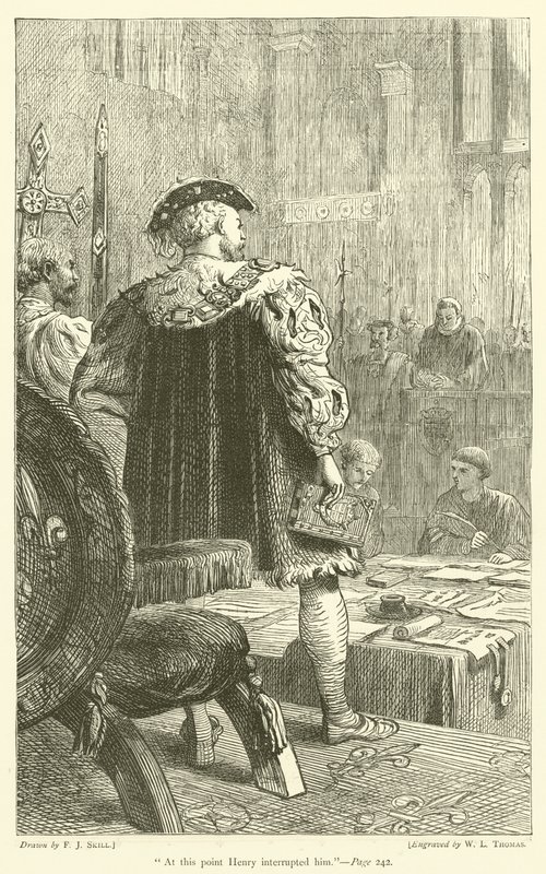 Bu noktada Henry onun sözünü kesti. by Frederick John Skill