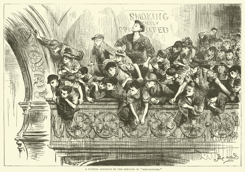 Step dansı konusunda eleştirel bir izleyici kitlesi by Frederick L. Bernard