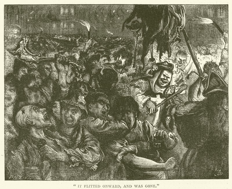 Barnaby Rudge için İllüstrasyon by Frederick L. Bernard