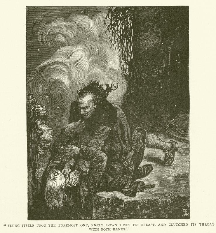 Barnaby Rudge için İllüstrasyon by Frederick L. Bernard