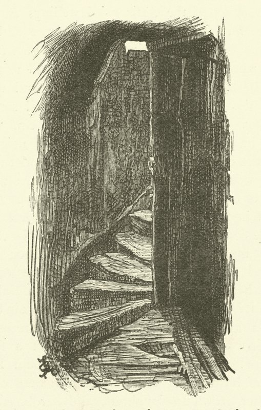 Tavan arasına çıkan merdivenler by Frederick L. Bernard
