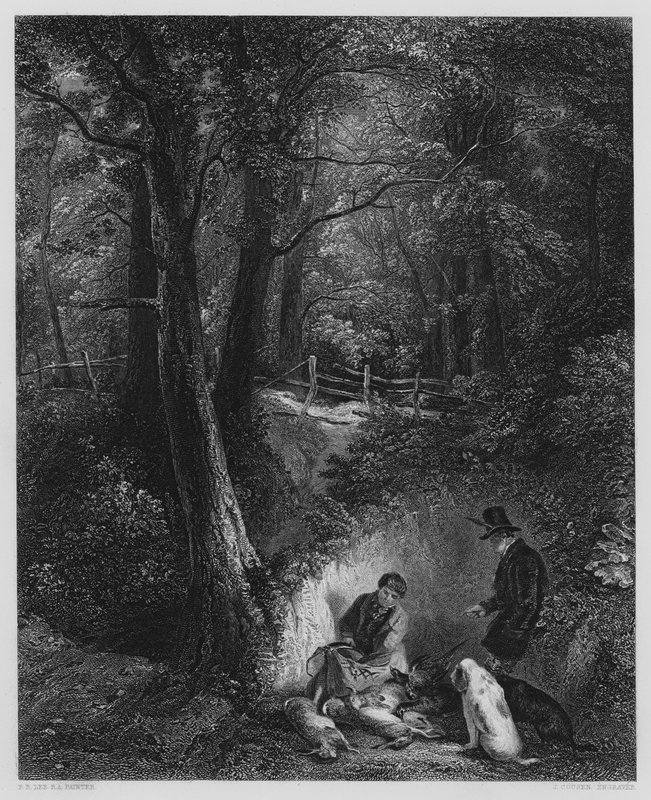 Vernon Galerisi'ndeki resimden Kapak Tarafı (gravür) by Frederick Richard Lee