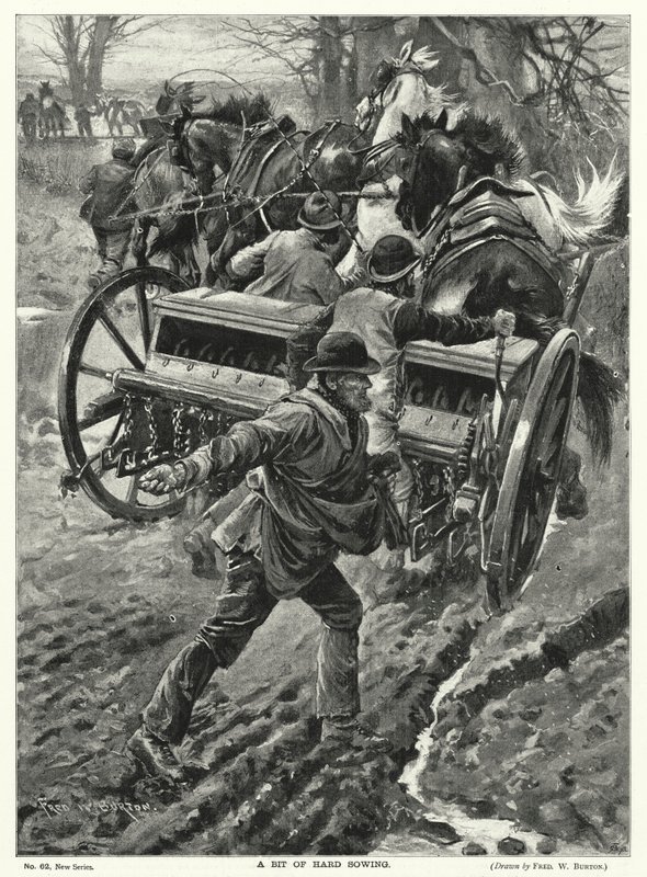 Biraz Sert Ekim (lito) by Frederick William (after) Burton