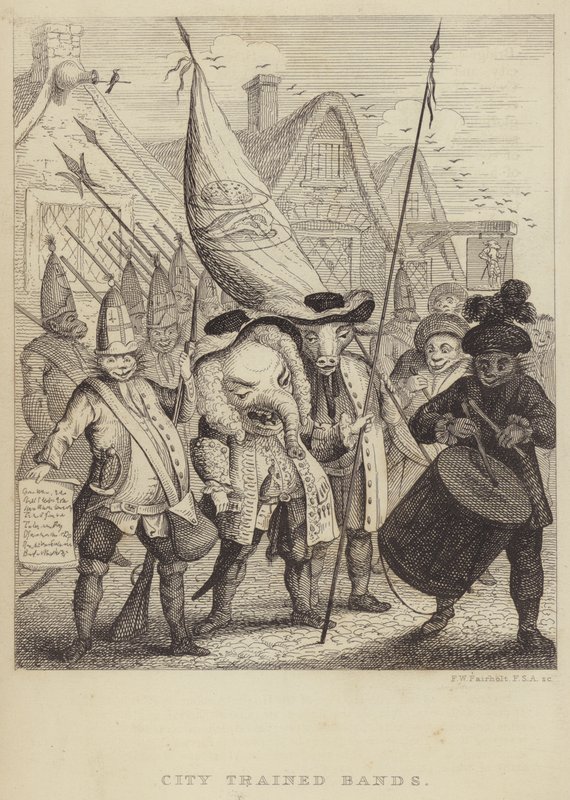 Şehir Eğitimli Gruplar: Londra Şehri ile ilişkili milisler ve 1745 Jacobite İsyanı