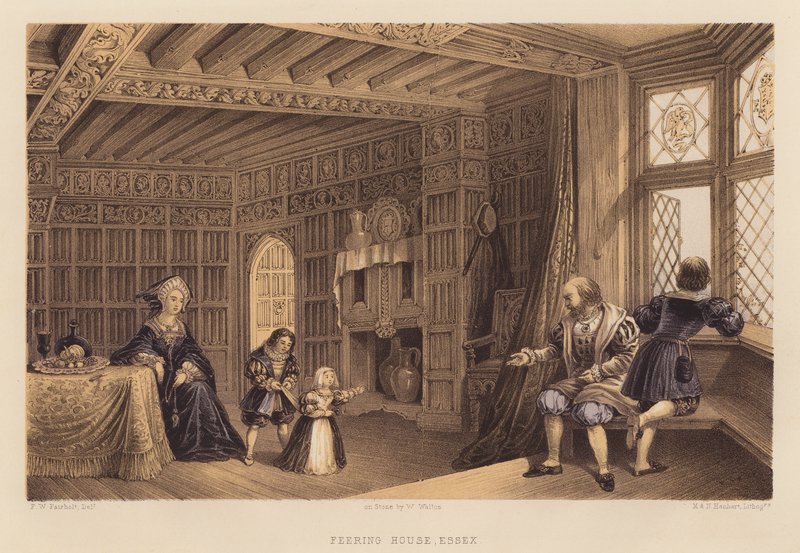 Feering Evi, Essex (aquatint) by Frederick William Fairholt