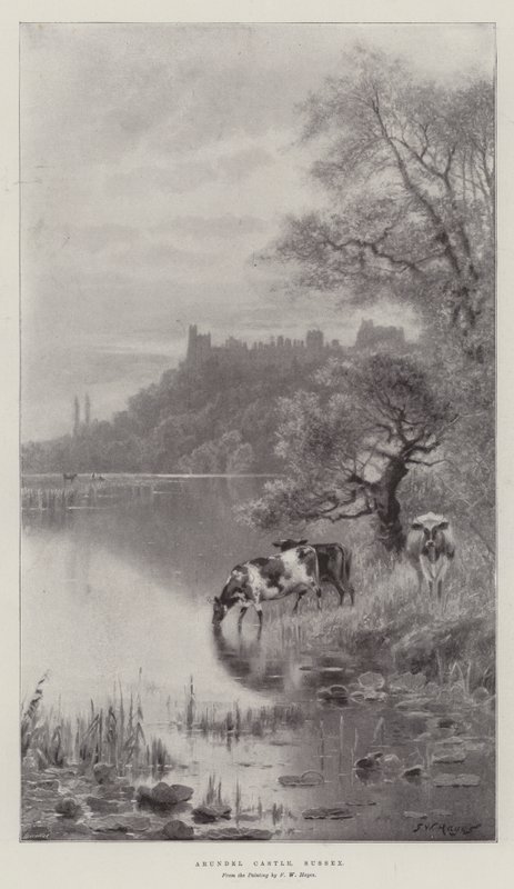 Arundel Kalesi, Sussex by Frederick William Hayes