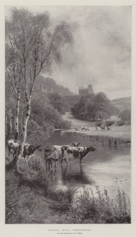 Haddon Salonu, Derbyshire by Frederick William Hayes