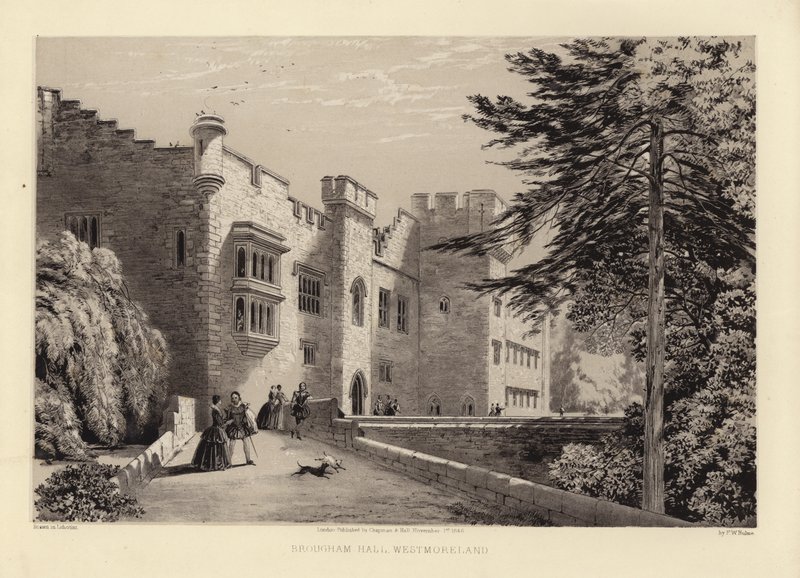 Brougham Salonu (lithotint) by Frederick William Hulme