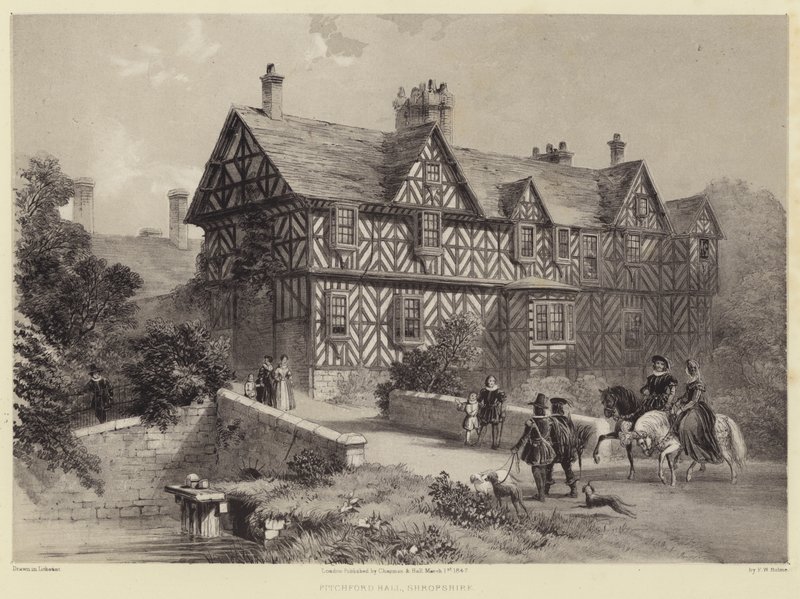 Pitchford Salonu, Shropshire by Frederick William Hulme