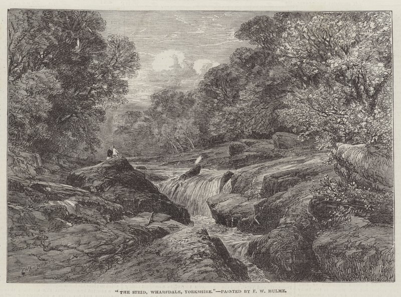 Strid, Wharfdale, Yorkshire by Frederick William Hulme