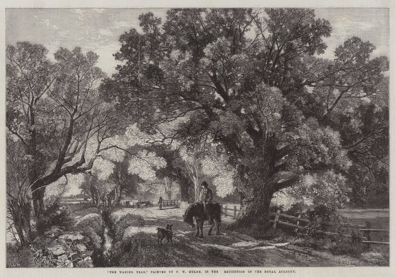 Azalan Yıl, Kraliyet Akademisi Sergisinde by Frederick William Hulme