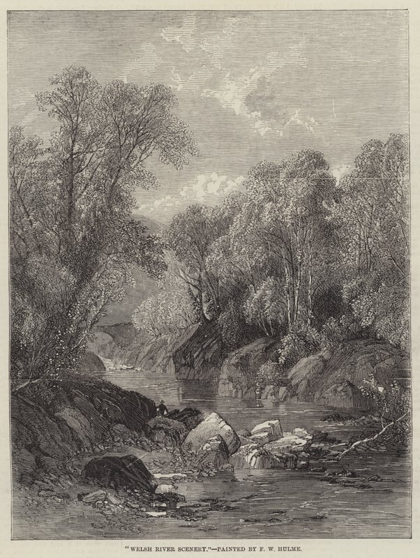Galler Nehri Manzarası by Frederick William Hulme