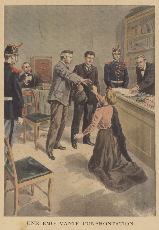 Mahkemede hareketli çatışma by French School