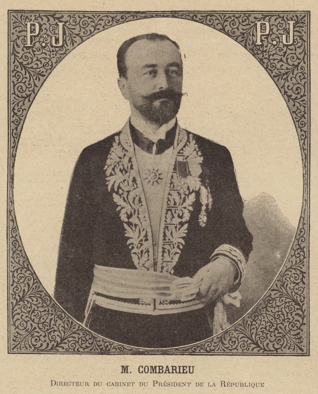 Fransa Cumhurbaşkanı Kabine Başkanı Abel Combarieu by French School