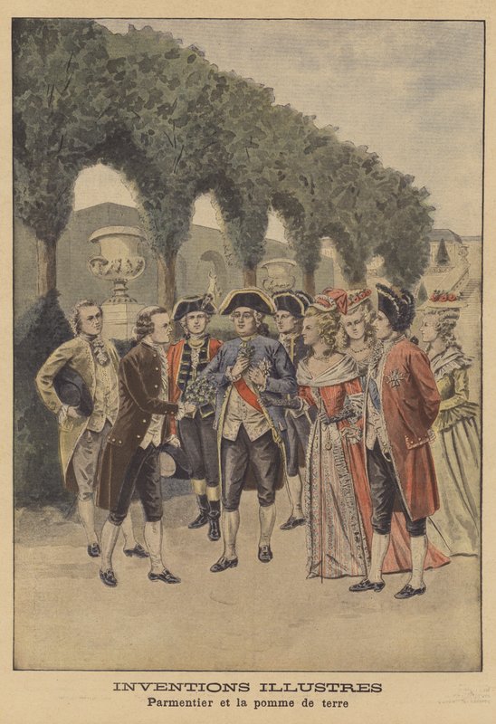 Antoine-Auguste Parmentier, bir gıda kaynağı olarak patatesin Fransız destekçisi by French School