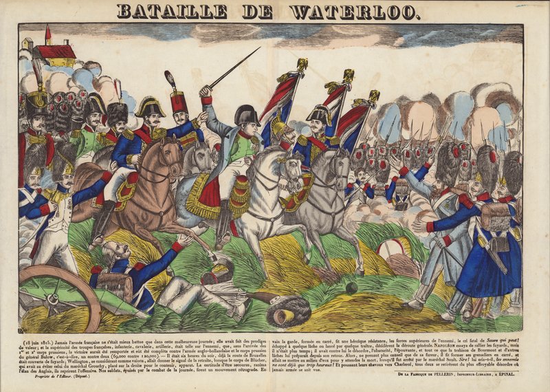 Waterloo Savaşı by French School
