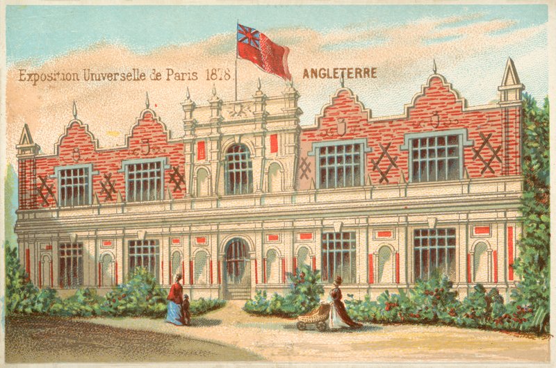 İngiliz pavyonu, Dünya Fuarı, 1878 by French School