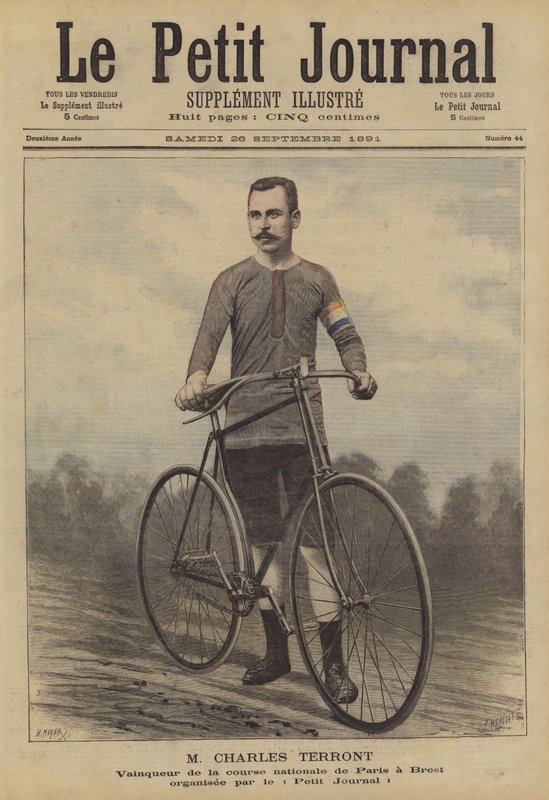 Charles Terront, Paris-Brest bisiklet yarışının galibi by French School