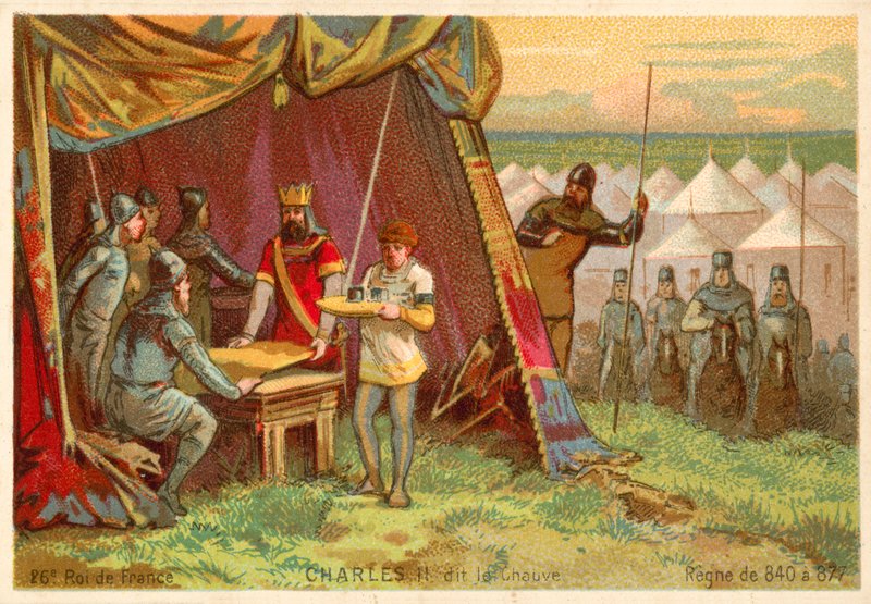 Kel Charles, Frankların Kralı by French School
