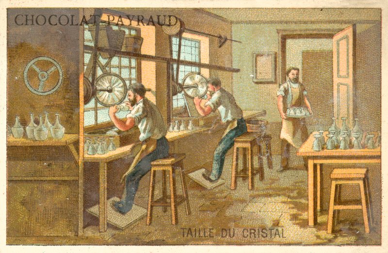 Kesme kristali by French School