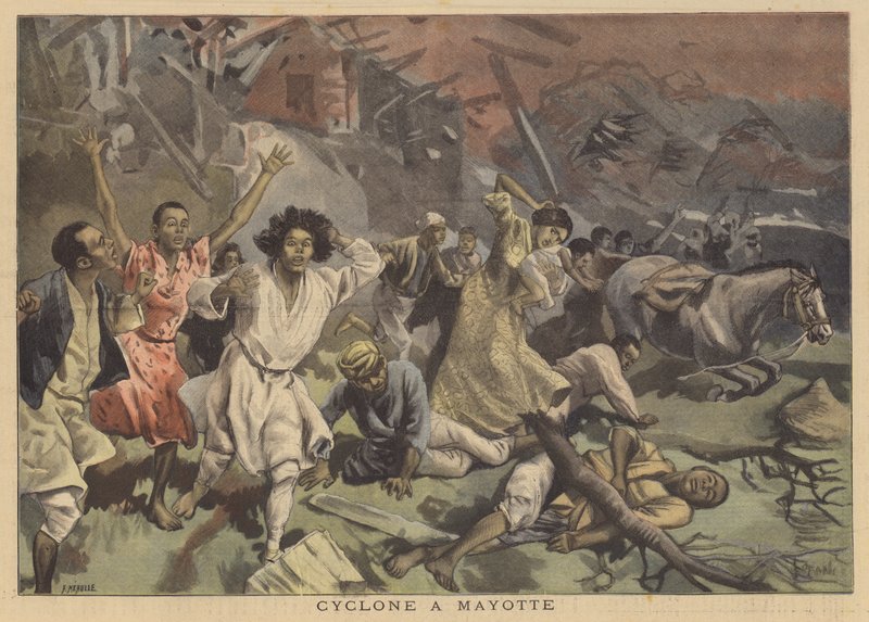 Mayotte adasında siklon by French School